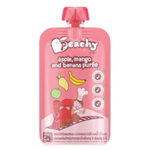 Peachy Baby Food Apple, Mango & Banana Puree 6m+ | The Nest Attachment Parenting Hub